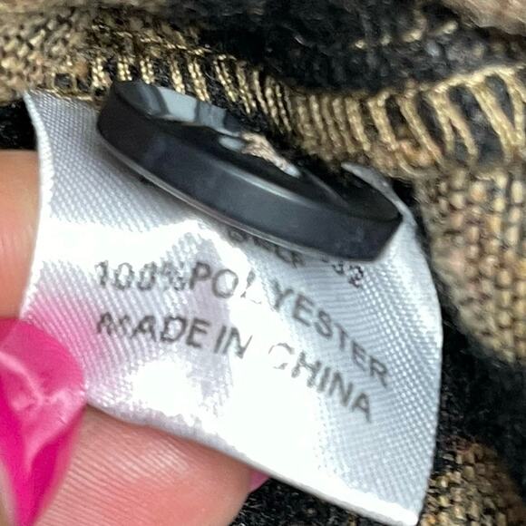 Jodifl leopard print shacket shirt jacket vintage fuzzy soft cozy size small - Picture 4 of 5